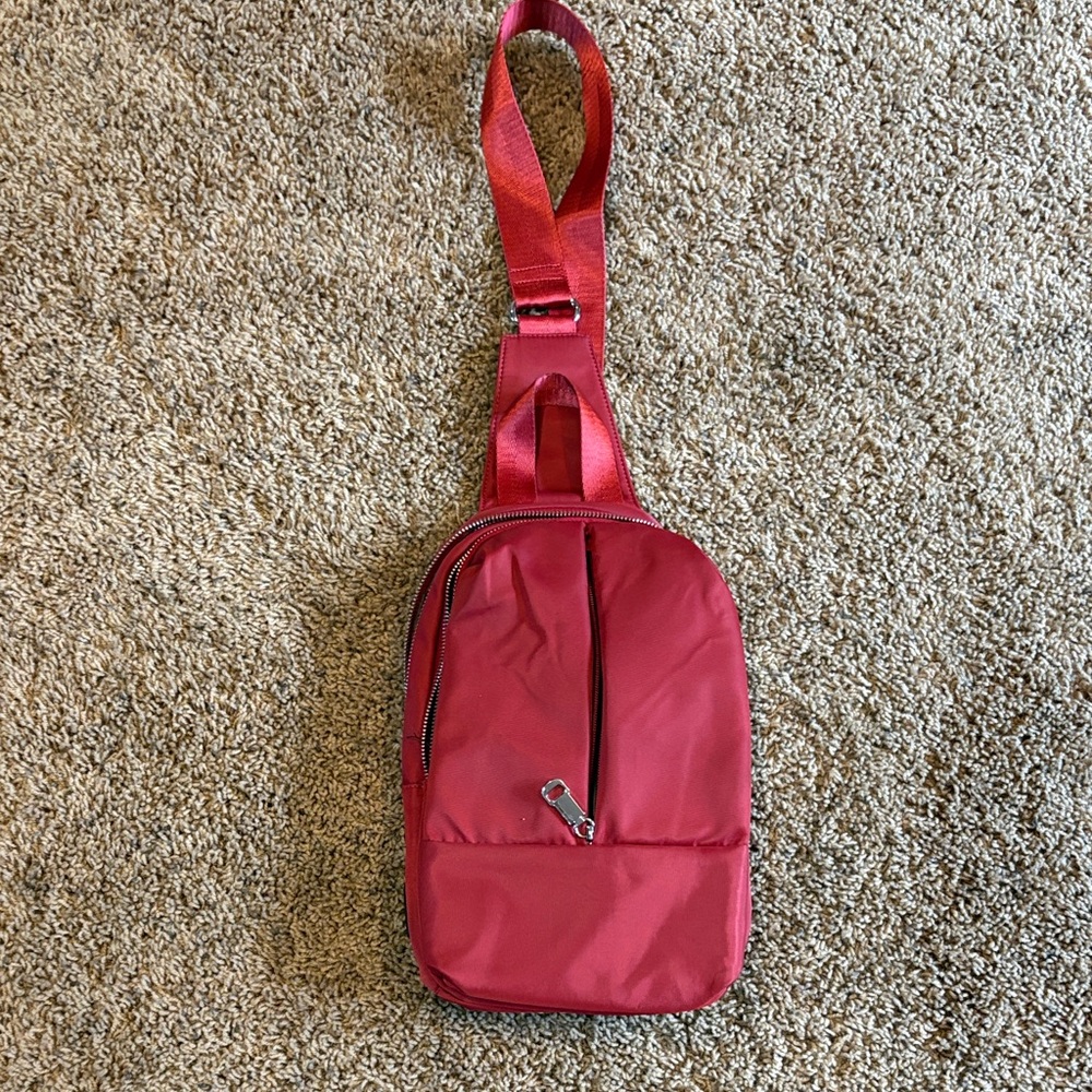 Stylish Red Sling Bag